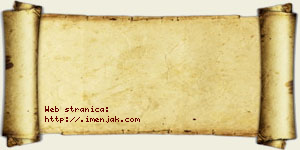 Andjelina Zakić vizit kartica